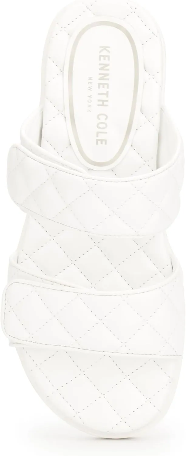 Kenneth Cole Women's Reeves Quilted 2 Band Slide Sandal