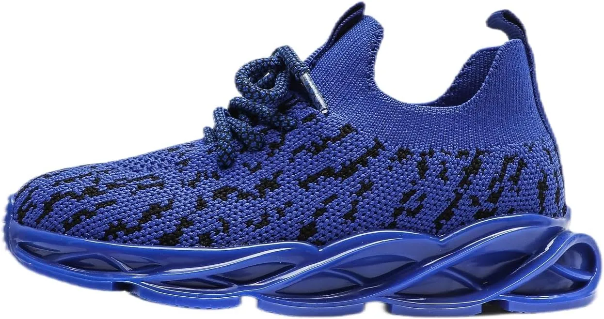 kkdom Toddler Boys Girls Shoes Lightweight Breathable Sneakers Kids Athletic Tennis Shoes for Running Walking