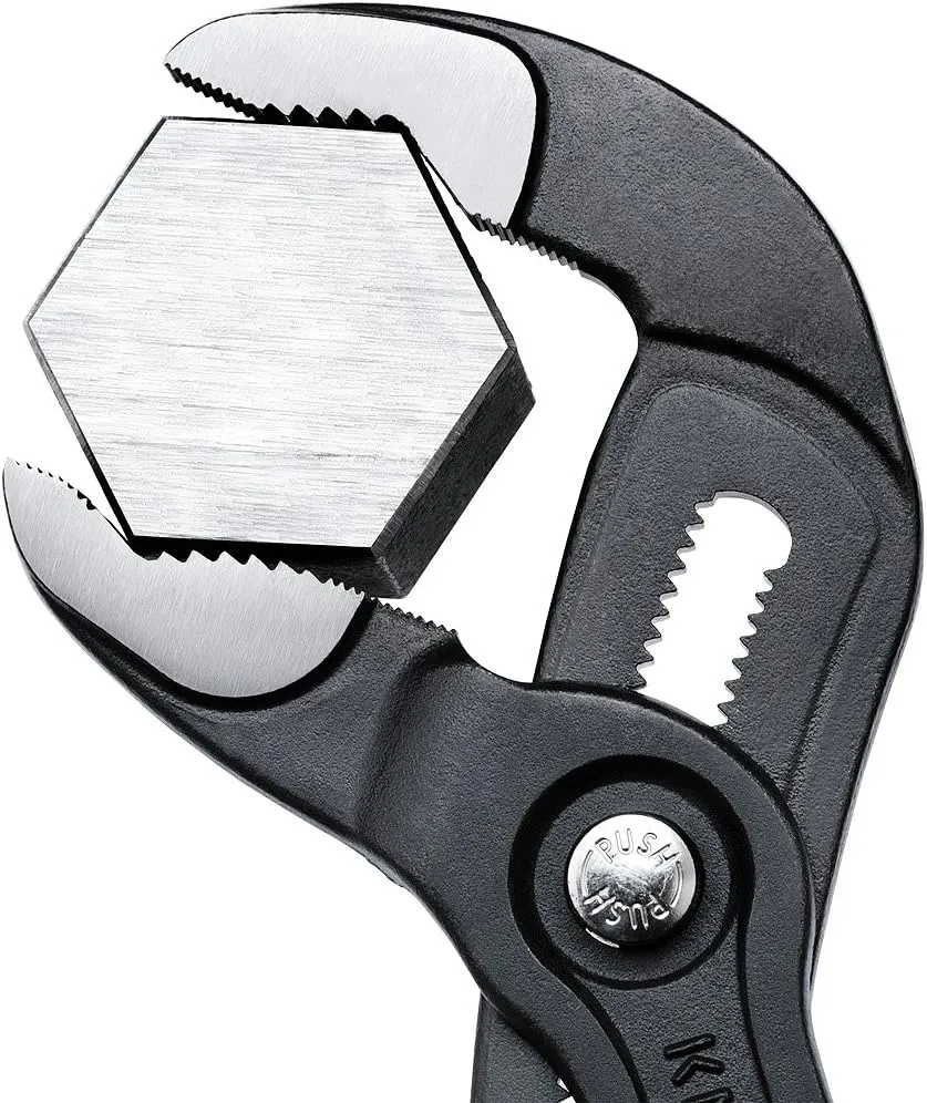 Knipex 87 02 180 Water Pump Pliers "Cobra" 7,09" with soft handle