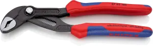 Knipex 87 02 180 Water Pump Pliers "Cobra" 7,09" with soft handle