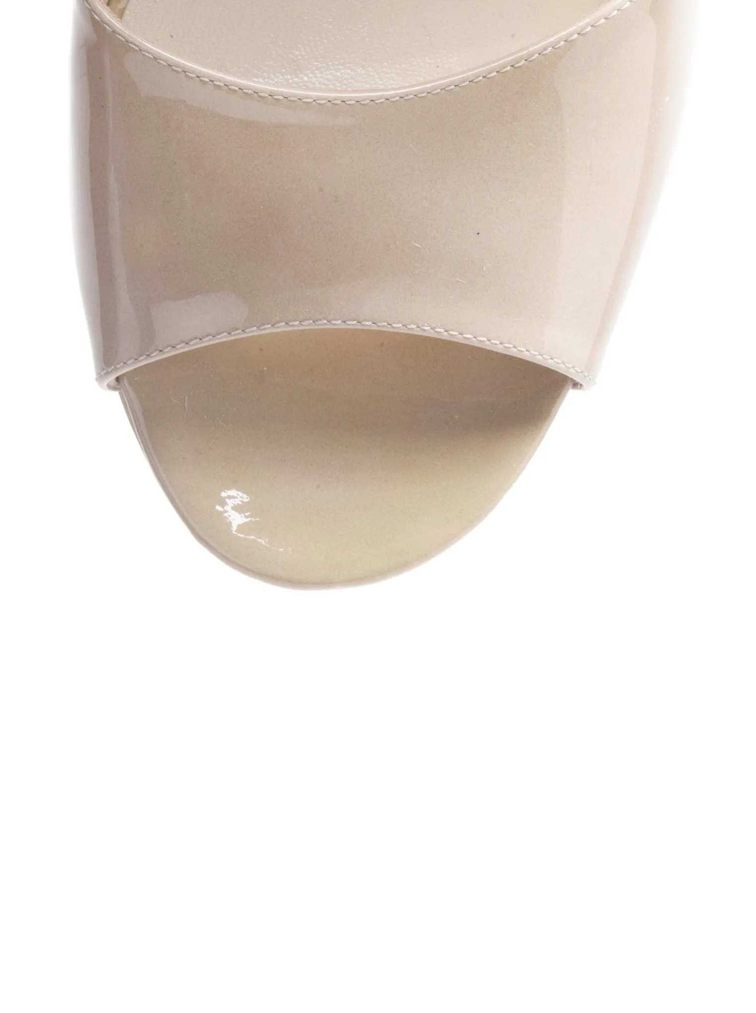 Lagoon Patent Leather Pump in Nude