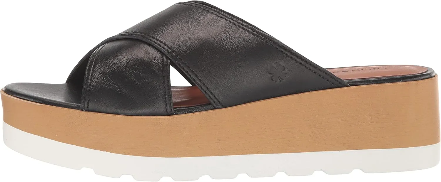 Lucky Brand Women's Vebony Platform Slide Sandal