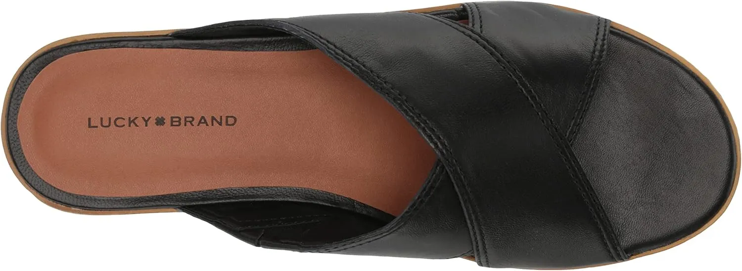 Lucky Brand Women's Vebony Platform Slide Sandal