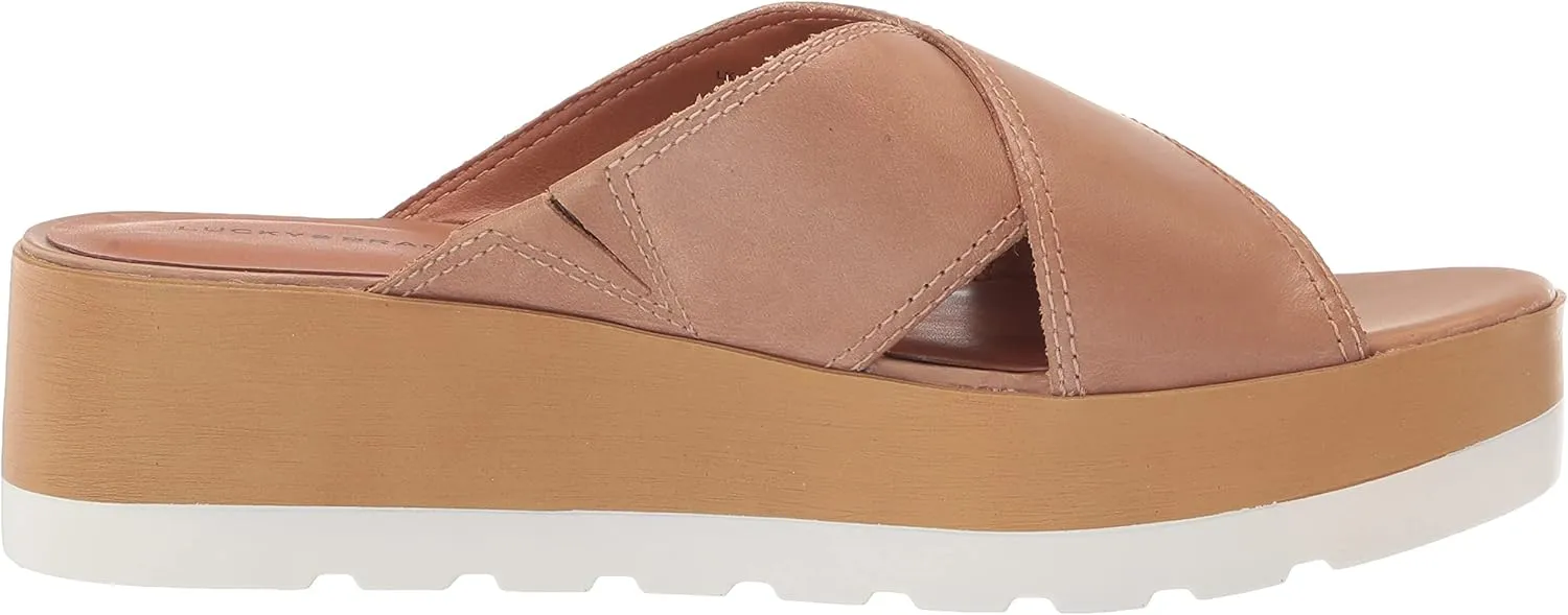 Lucky Brand Women's Vebony Platform Slide Sandal