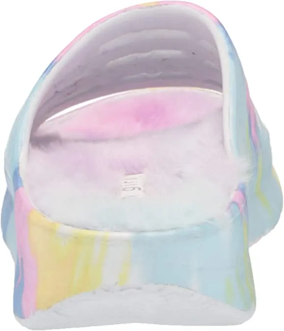 Madden Girl Women's Hawaii-F Slide Sandal, Lt Tie Dye, 6