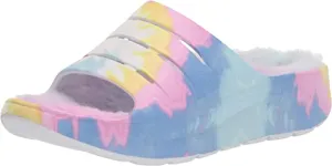 Madden Girl Women's Hawaii-F Slide Sandal, Lt Tie Dye, 6