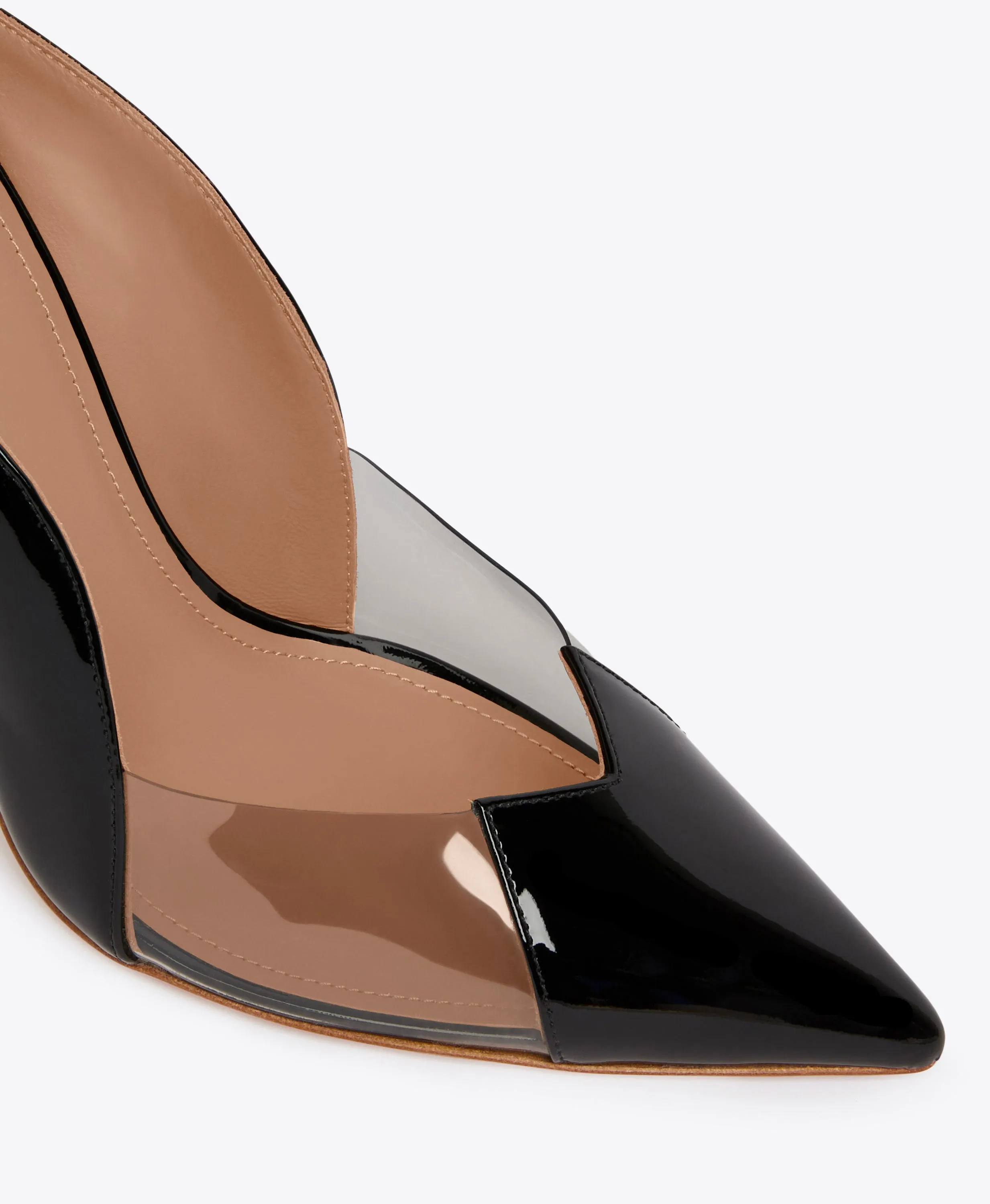 Malia 100 Black Patent PVC Pumps