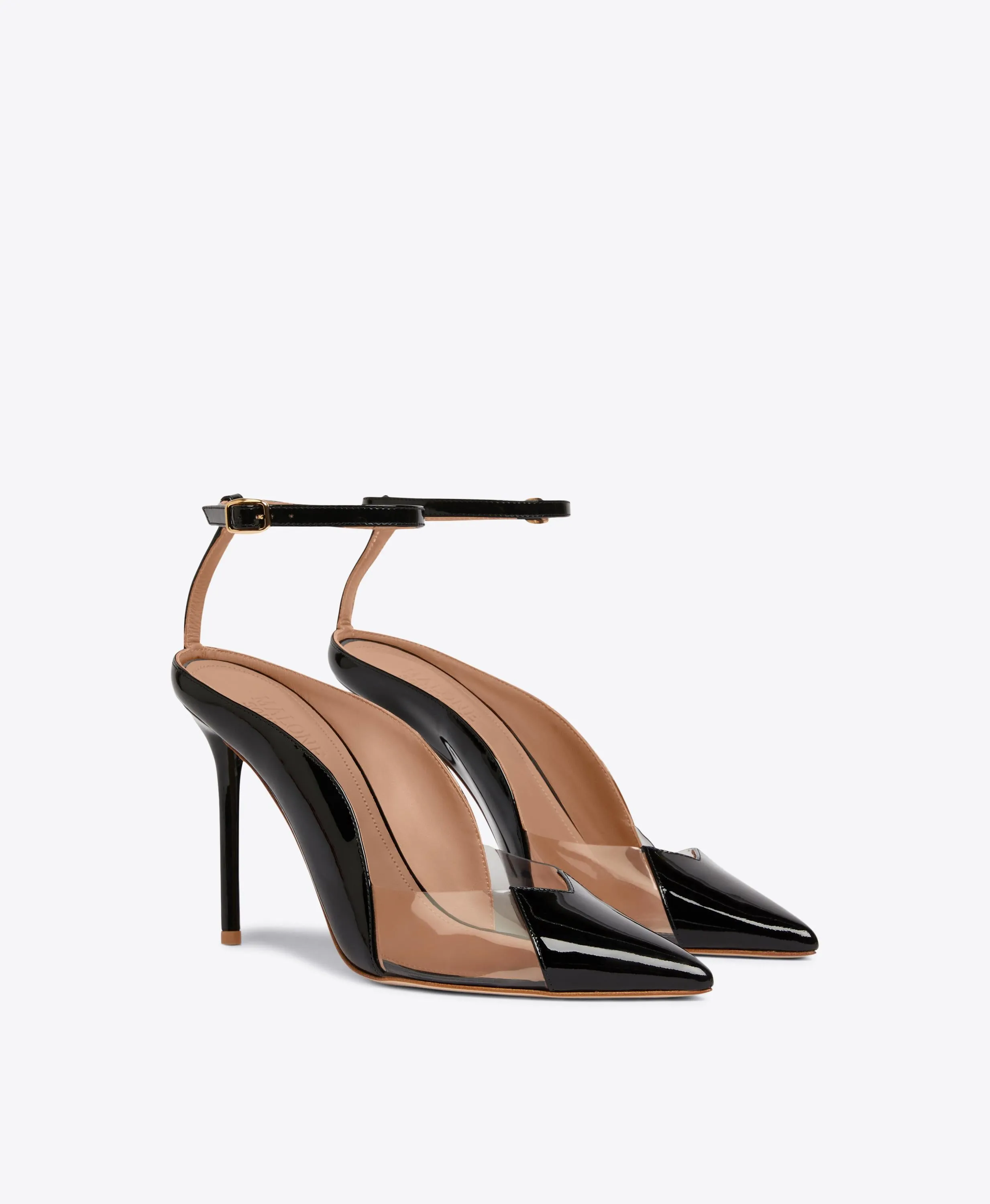 Malia 100 Black Patent PVC Pumps