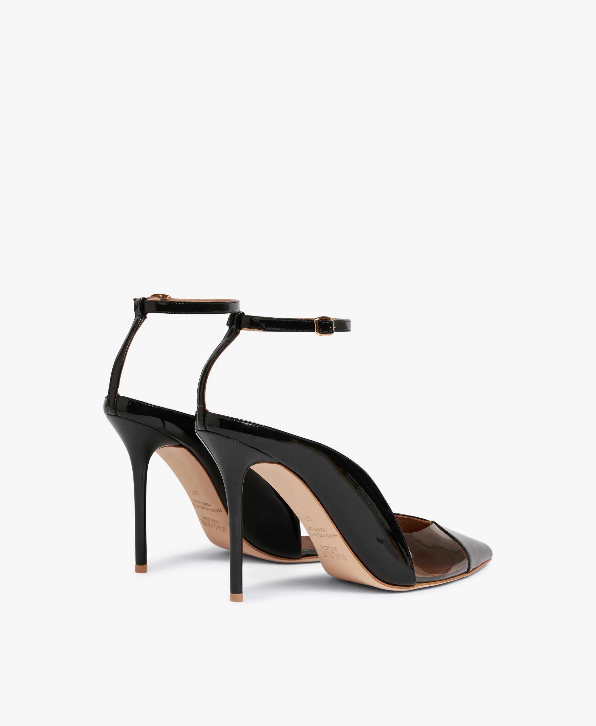 Malia 100 Black Patent PVC Pumps