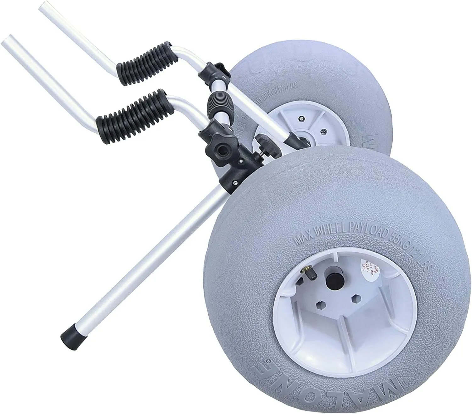 Malone MPG564-S XpressTRX-S Scupper Kayak Cart (with balloon beach tires)