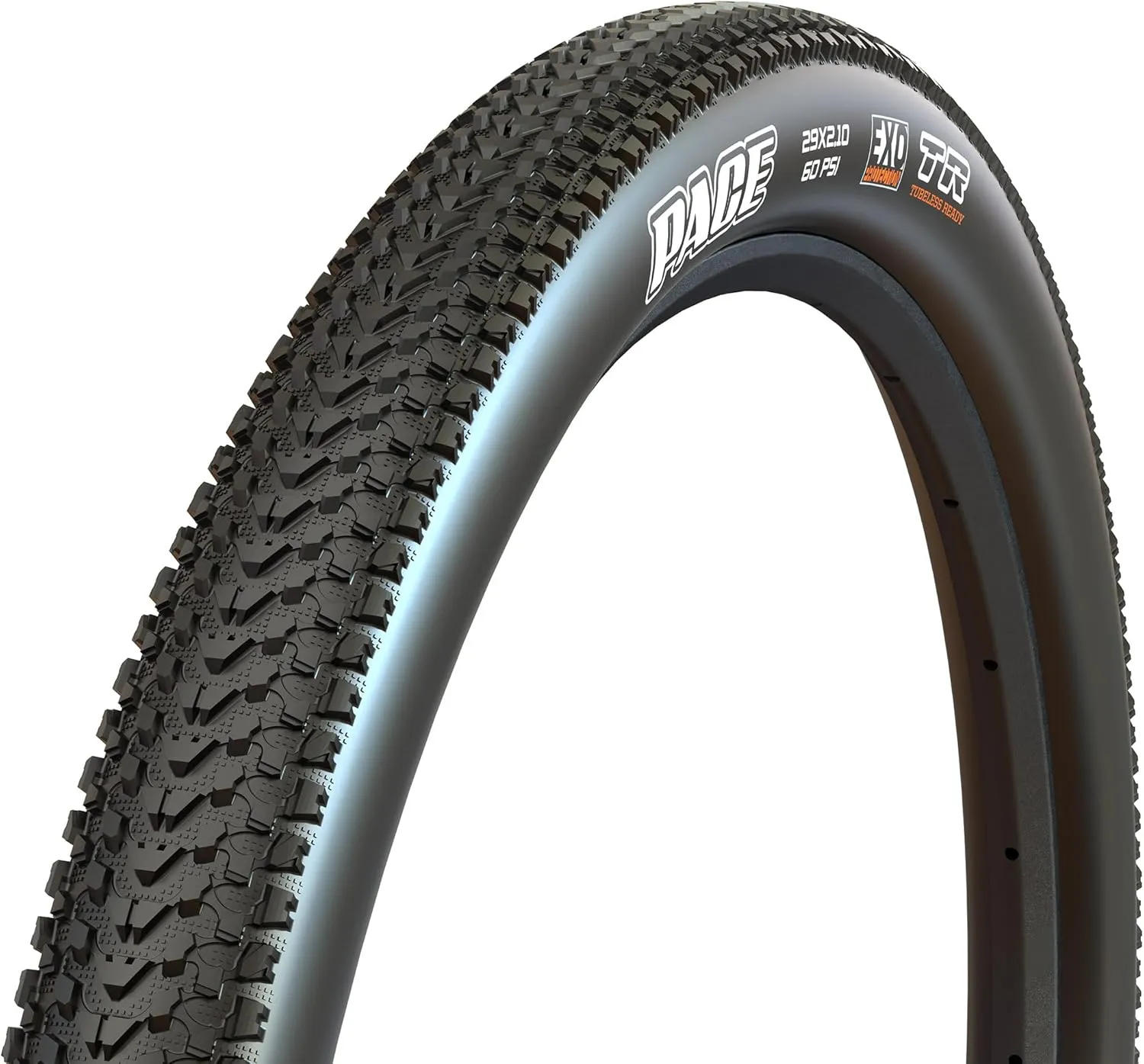 Maxxis Pace - Wire Bead - Single Compound - 26, 27.5, 29 - E25 Rating | High Volume Casing, Low Profile Tread, Minimize Rolling Resistance