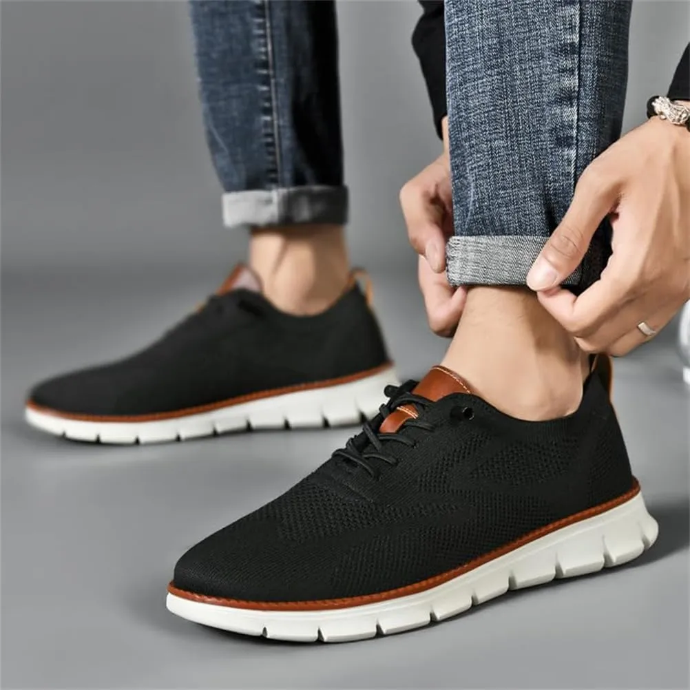 Mens Casual Dress Shoes,Breathable Lightweight Sports Shoes Mesh Shoes,Oxfords Lace Up Business Walking Shoes