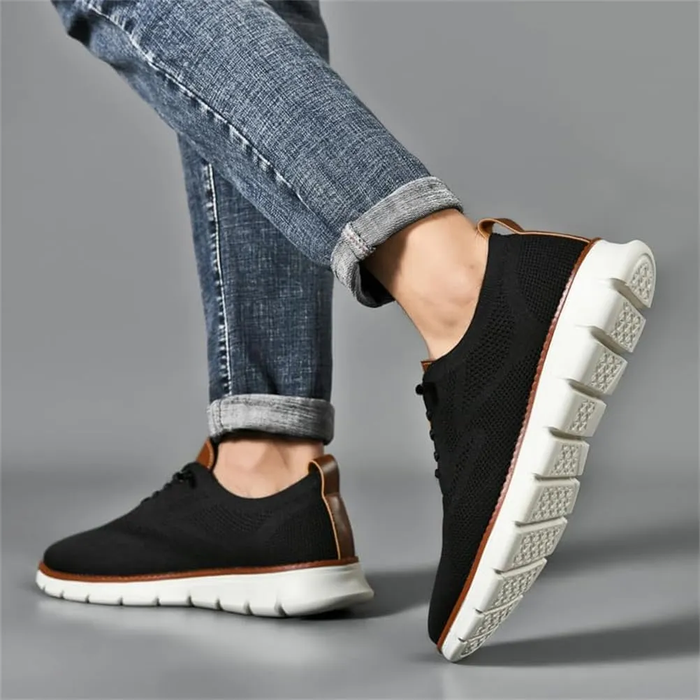 Mens Casual Dress Shoes,Breathable Lightweight Sports Shoes Mesh Shoes,Oxfords Lace Up Business Walking Shoes