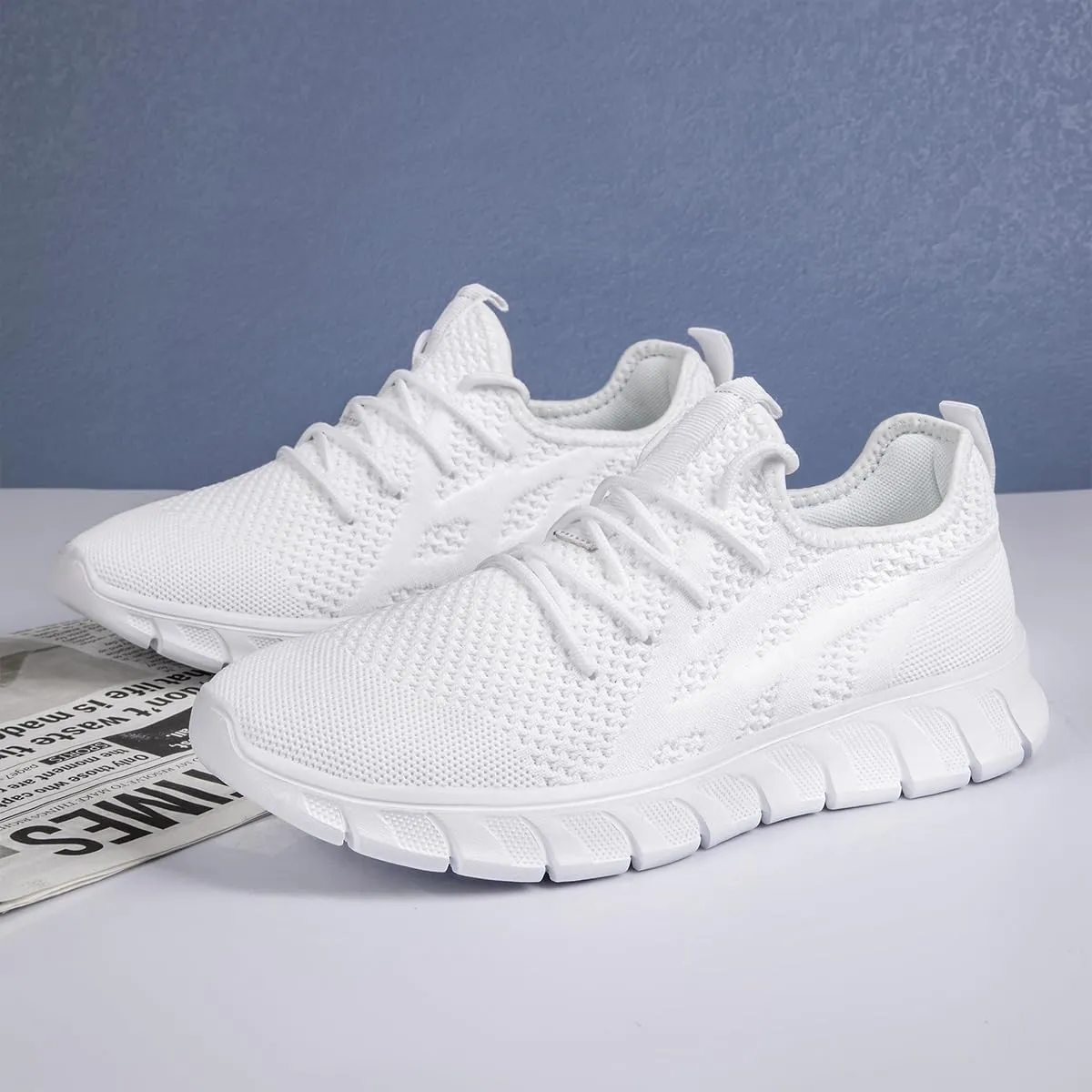 Men's Road Running Shoes Walking Tennis Sports Slip On Sneaker Workout Gym Comfortable Fashion Shoes for Men