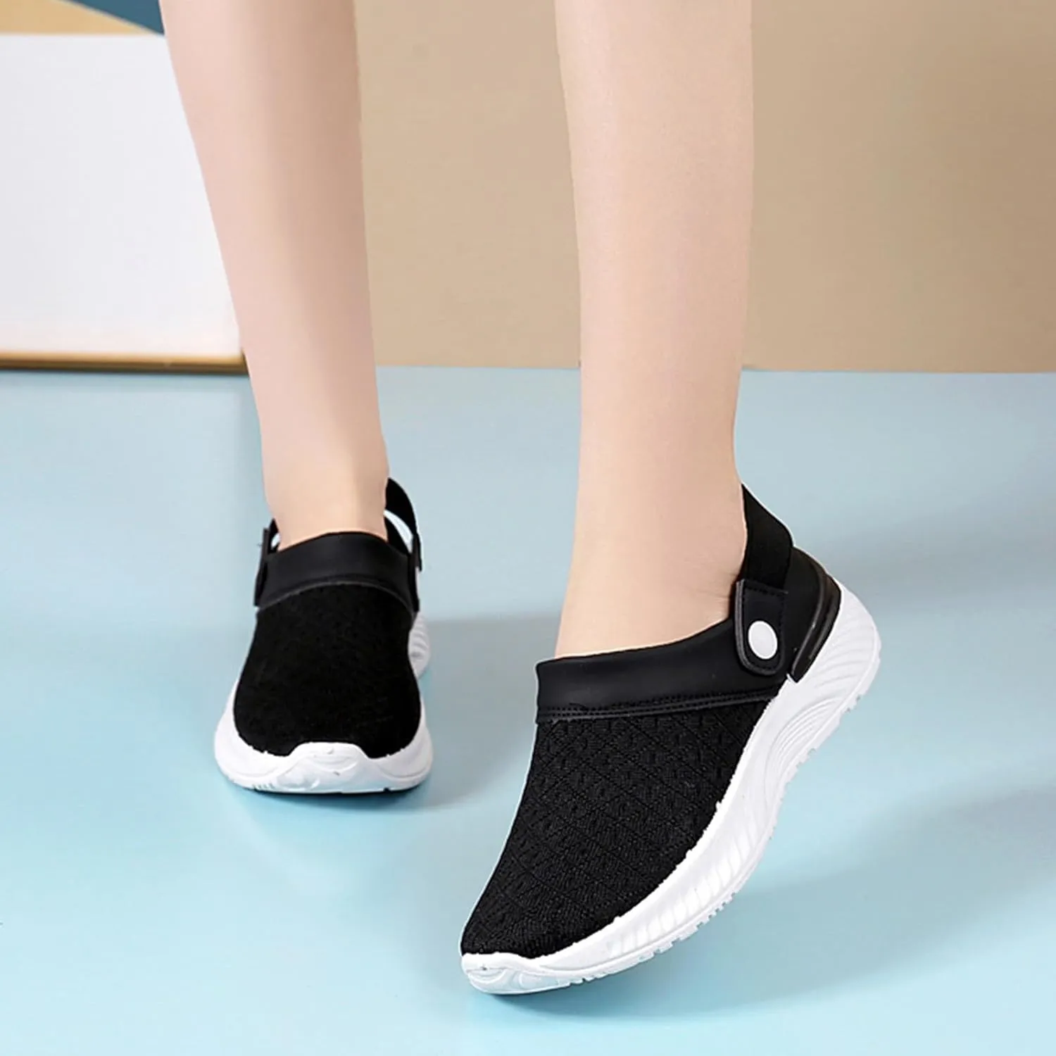 Mens Slippers with Arch Support Casual Mules Non Slip Work Shoes Women Casual Brown Casual Shoes Fashion Sneakers 2025 Slip On Tennis Shoe Trainers Shoe