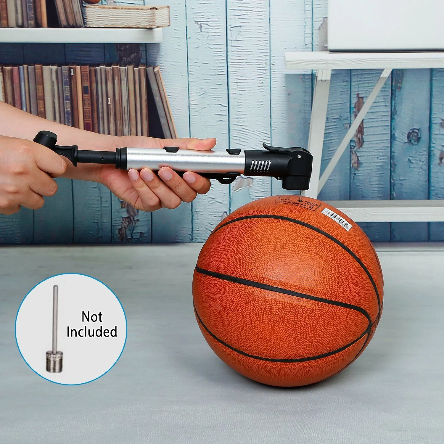 Mini Bike Pump Portable Bicycle Tire Inflator