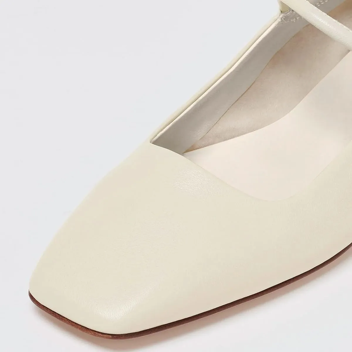 miss left Women Trendy Single Strap Buckle Square Toe Mary Janes Block Low Heel Comfy Daily Dress Pumps Size 4-16 US
