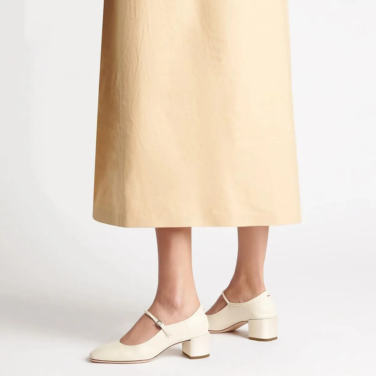 miss left Women Trendy Single Strap Buckle Square Toe Mary Janes Block Low Heel Comfy Daily Dress Pumps Size 4-16 US