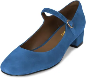 miss left Women's Classic Closed Round Toe Mary Jane Pumps Adjustable Strap Block Low Heel Cute Casual Shoes Size 4-16 US