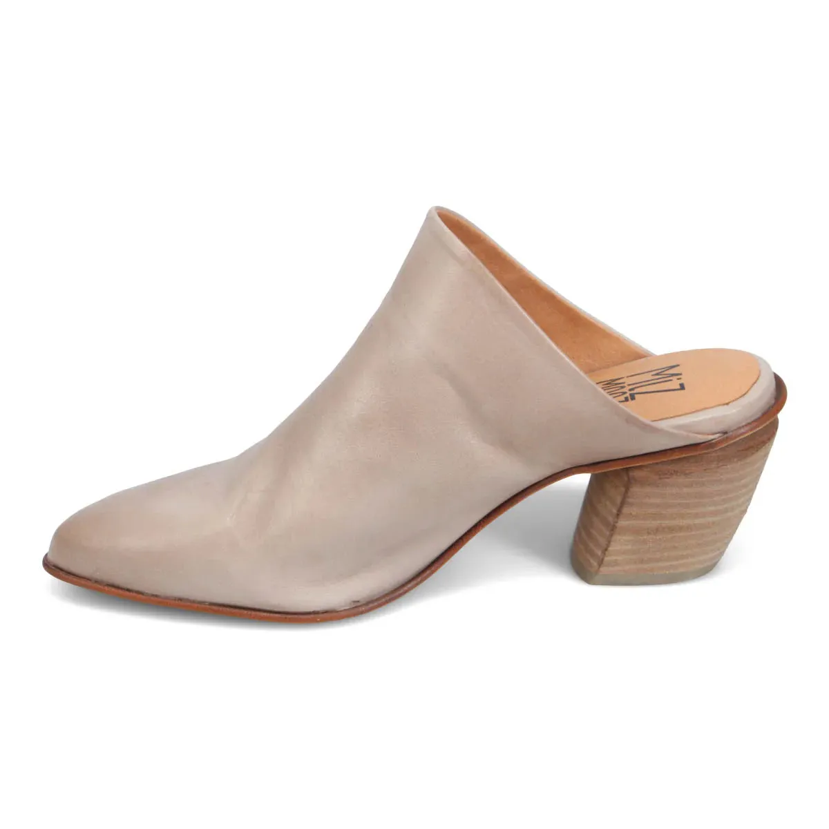 Miz Mooz AMALIA Heeled Mule in Beige