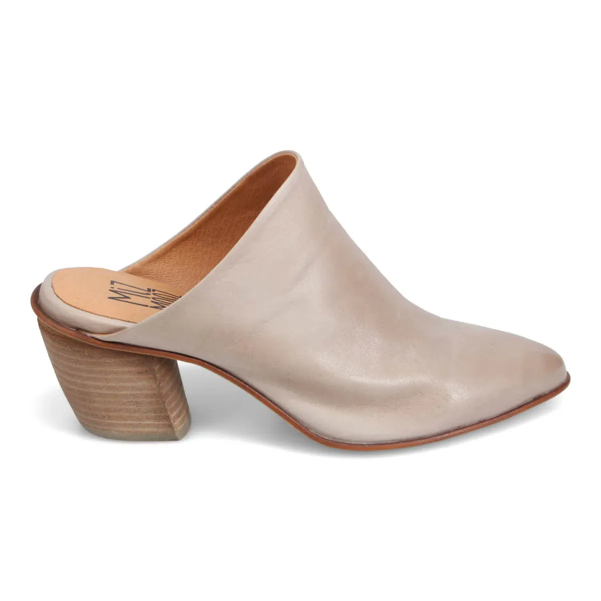 Miz Mooz AMALIA Heeled Mule in Beige