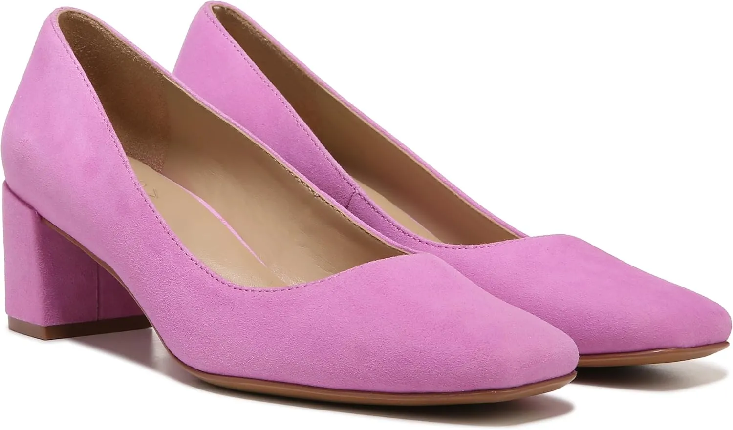 Naturalizer Women's Karina Low Block Heel Square Toe Pump