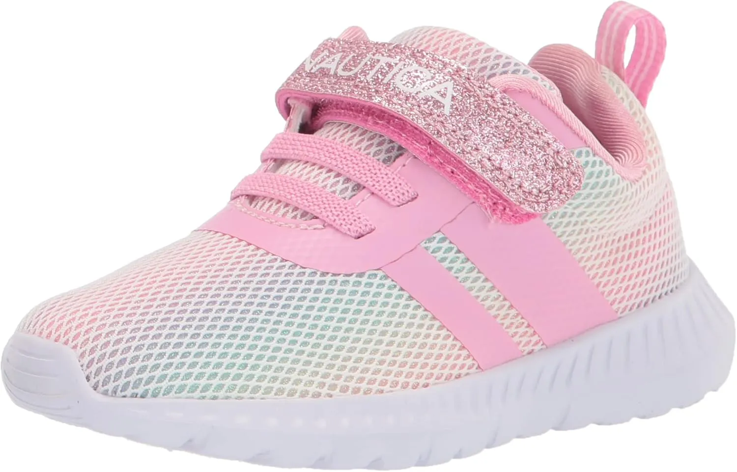 Nautica Kids Fashion Sneaker Athletic Running Shoe with One Strap |Boys - Girls|(Toddler/Little Kid)