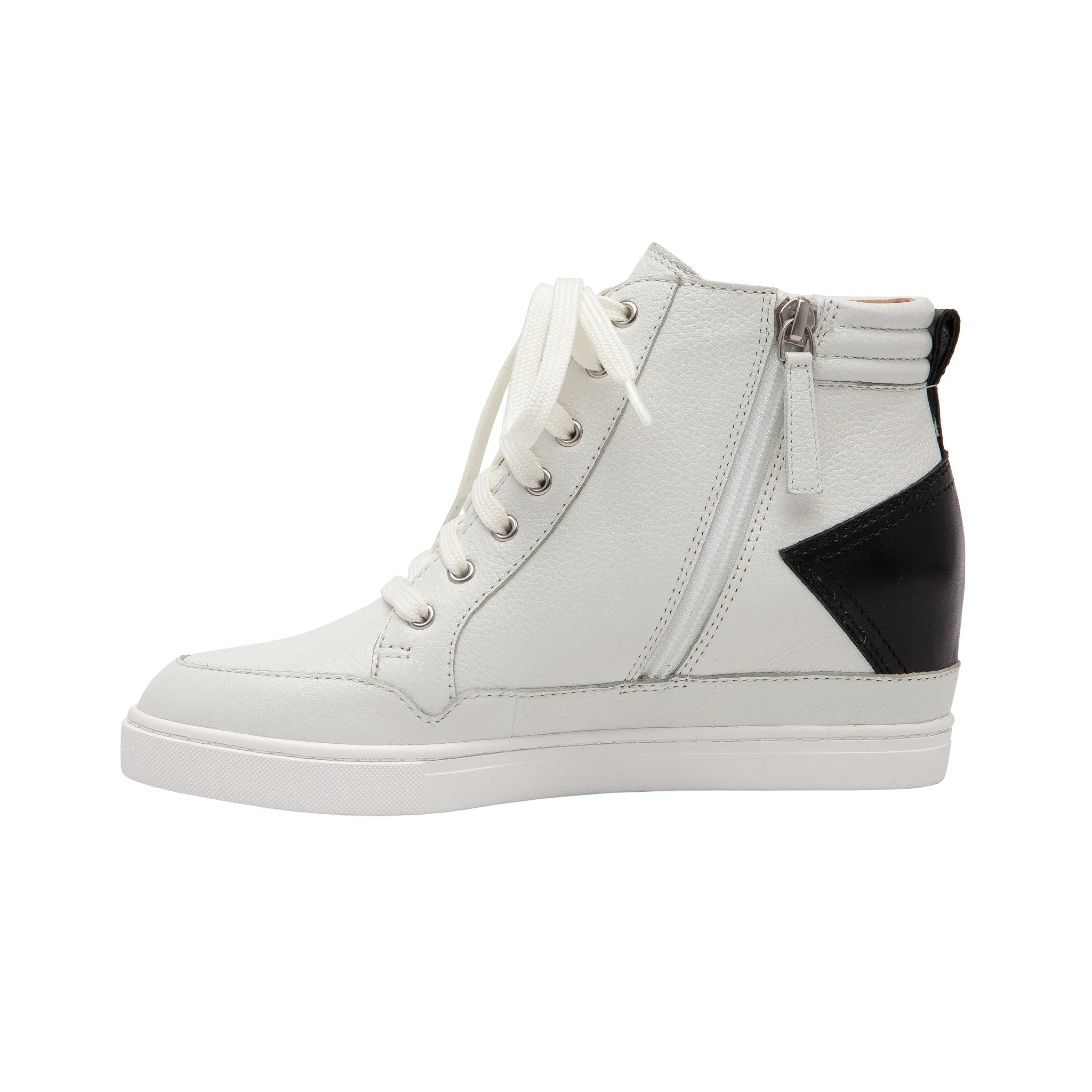 NAVA | A Sporty Color Blocked Sneaker Wedges