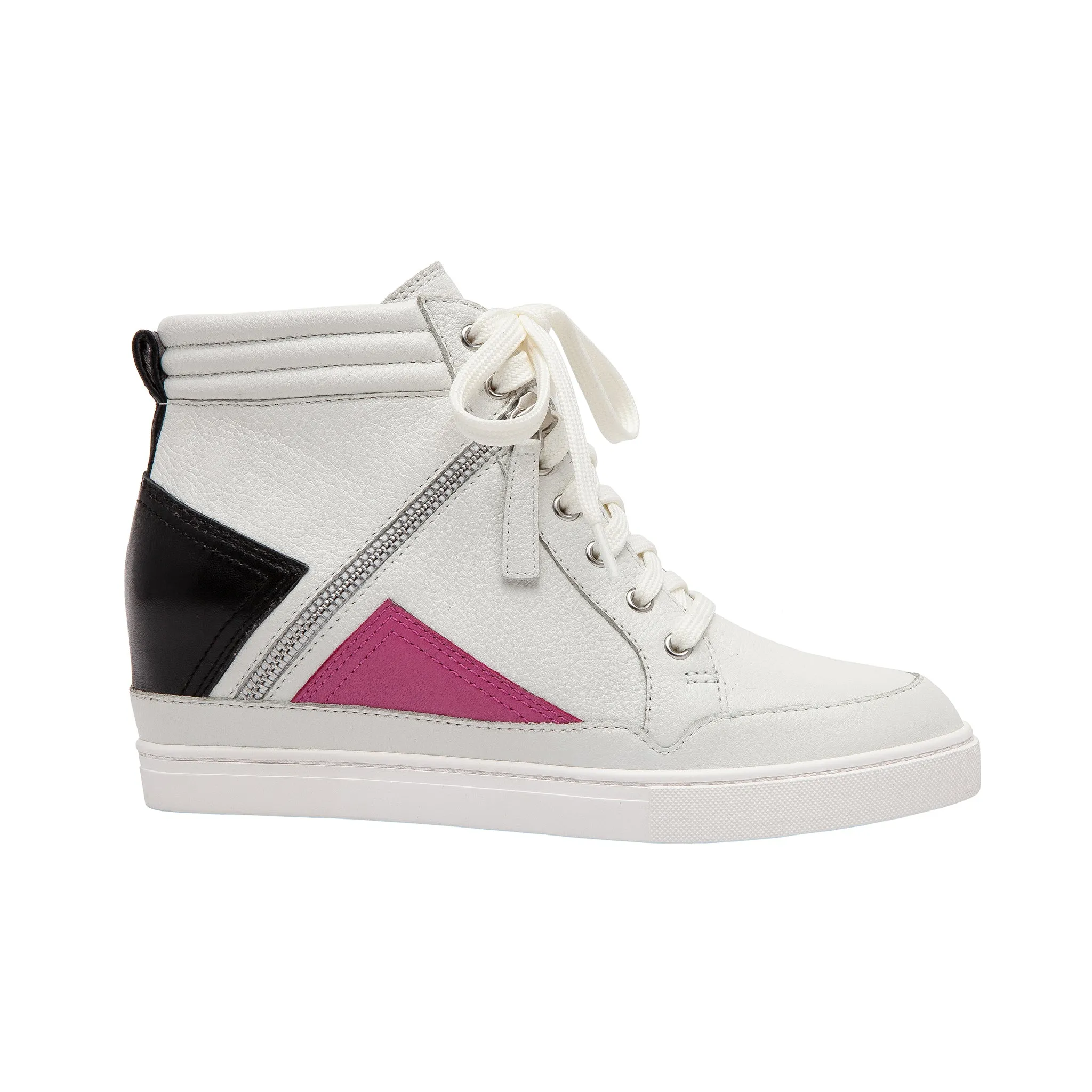 NAVA | A Sporty Color Blocked Sneaker Wedges