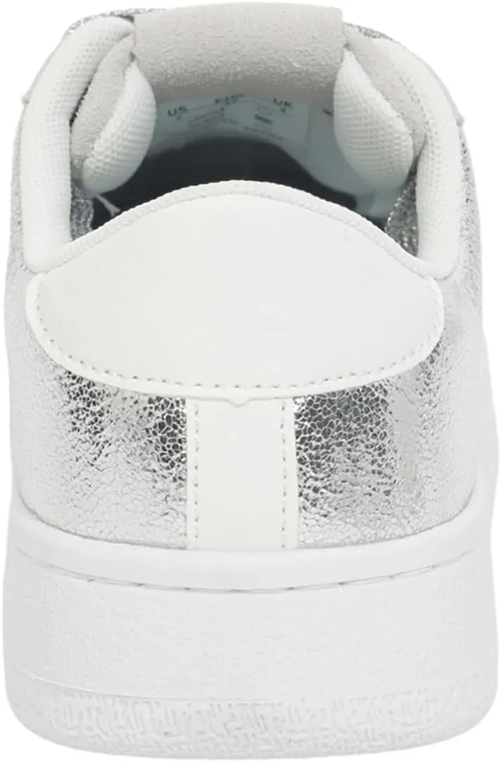 Niluber Star Sneakers for Women Low Top Comfortable Cushioned White Gold Sliver Leopard Platform Sneakers Lace Up Red Glitter Platform Party Shoes