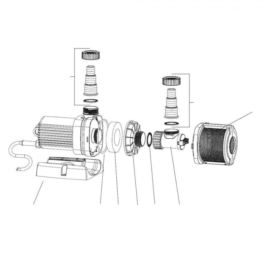 OASE Aquarius Universal Premium Fountain Pump (energy saving /10metre wire) (high jet)
