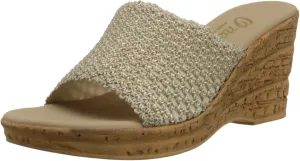 Onex Women's Bianca-2 Sandal,Natural Straw,35 EU (US Women's 5 M)