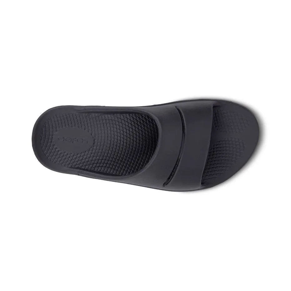 Oofos Ooahh Slide Sandal - Black 1100BLK