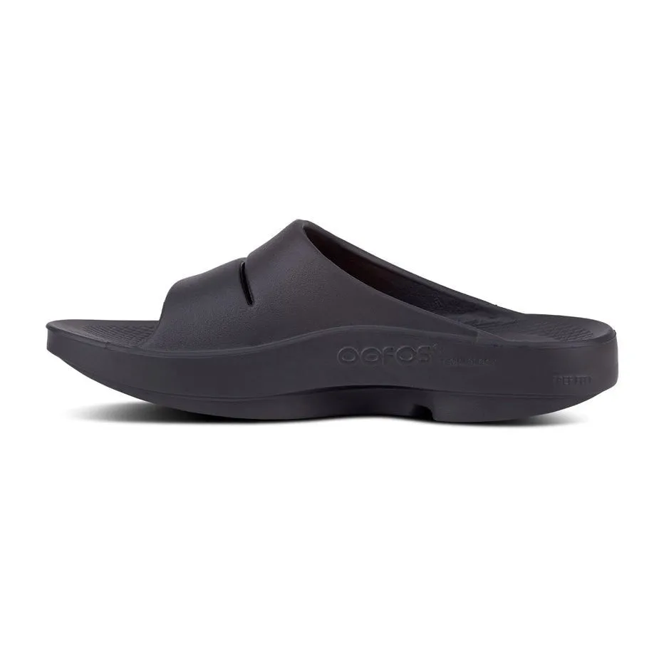 Oofos Ooahh Slide Sandal - Black 1100BLK