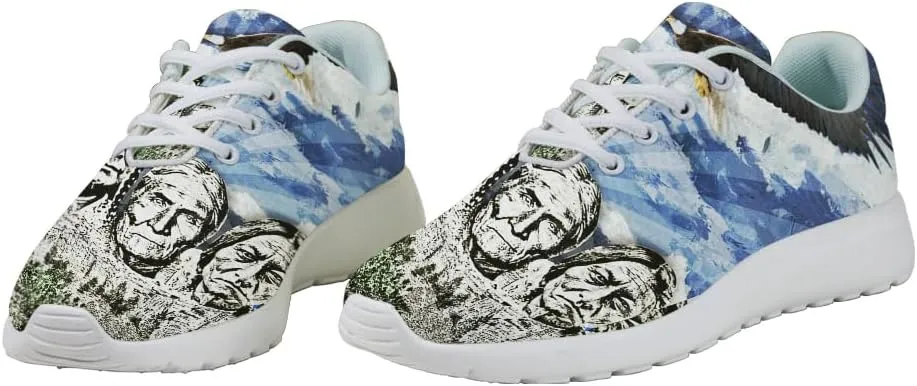 Original Founding Fathers Native American Flag Shoes for Women Men Trail Running Casual Fashion Sneakers Slip-on Tennis Shoes