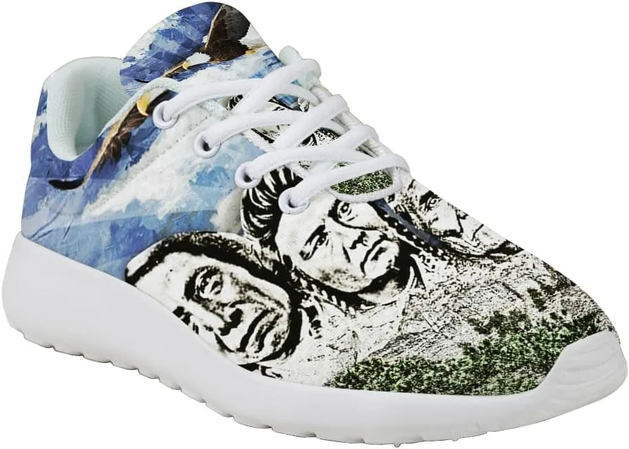 Original Founding Fathers Native American Flag Shoes for Women Men Trail Running Casual Fashion Sneakers Slip-on Tennis Shoes