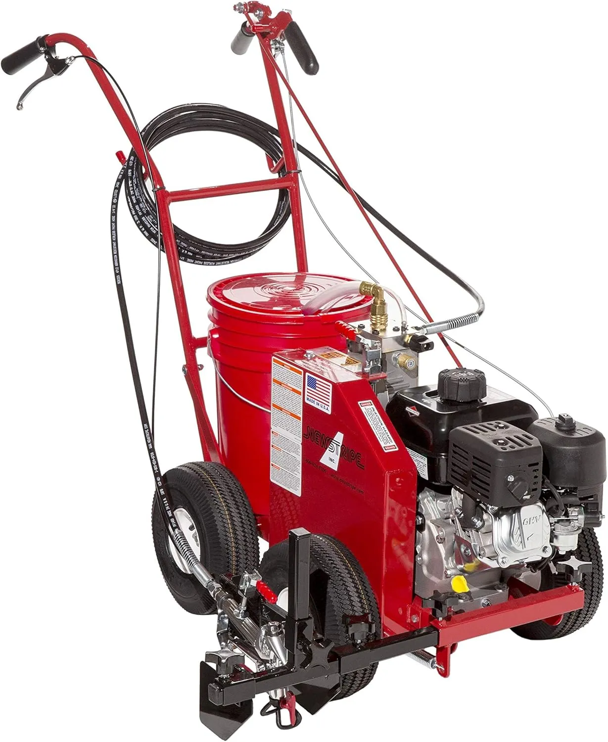 Pavement Line Striping Machine (Model# 4600 Part# 10003031) | Parking Lot & Floor Striping | Powerful Engine | High & Low Pressure | Fully Adjustable | Easy to Use | Durable Construction | Made in USA
