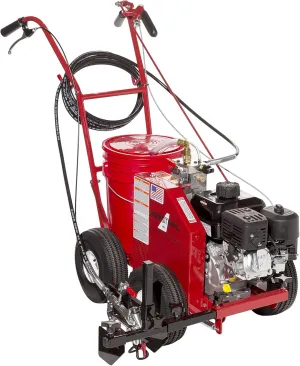 Pavement Line Striping Machine (Model# 4600 Part# 10003031) | Parking Lot & Floor Striping | Powerful Engine | High & Low Pressure | Fully Adjustable | Easy to Use | Durable Construction | Made in USA