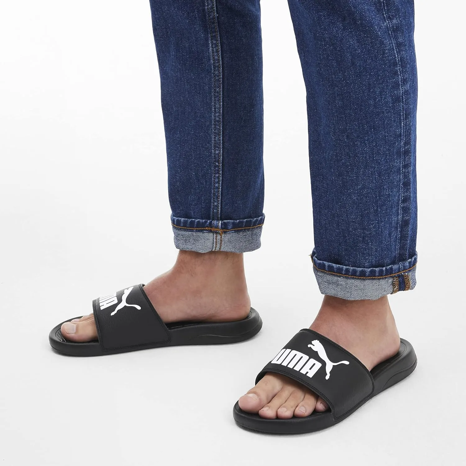 PUMA Men's Pop Cat 20 Bold Slide - Black Red