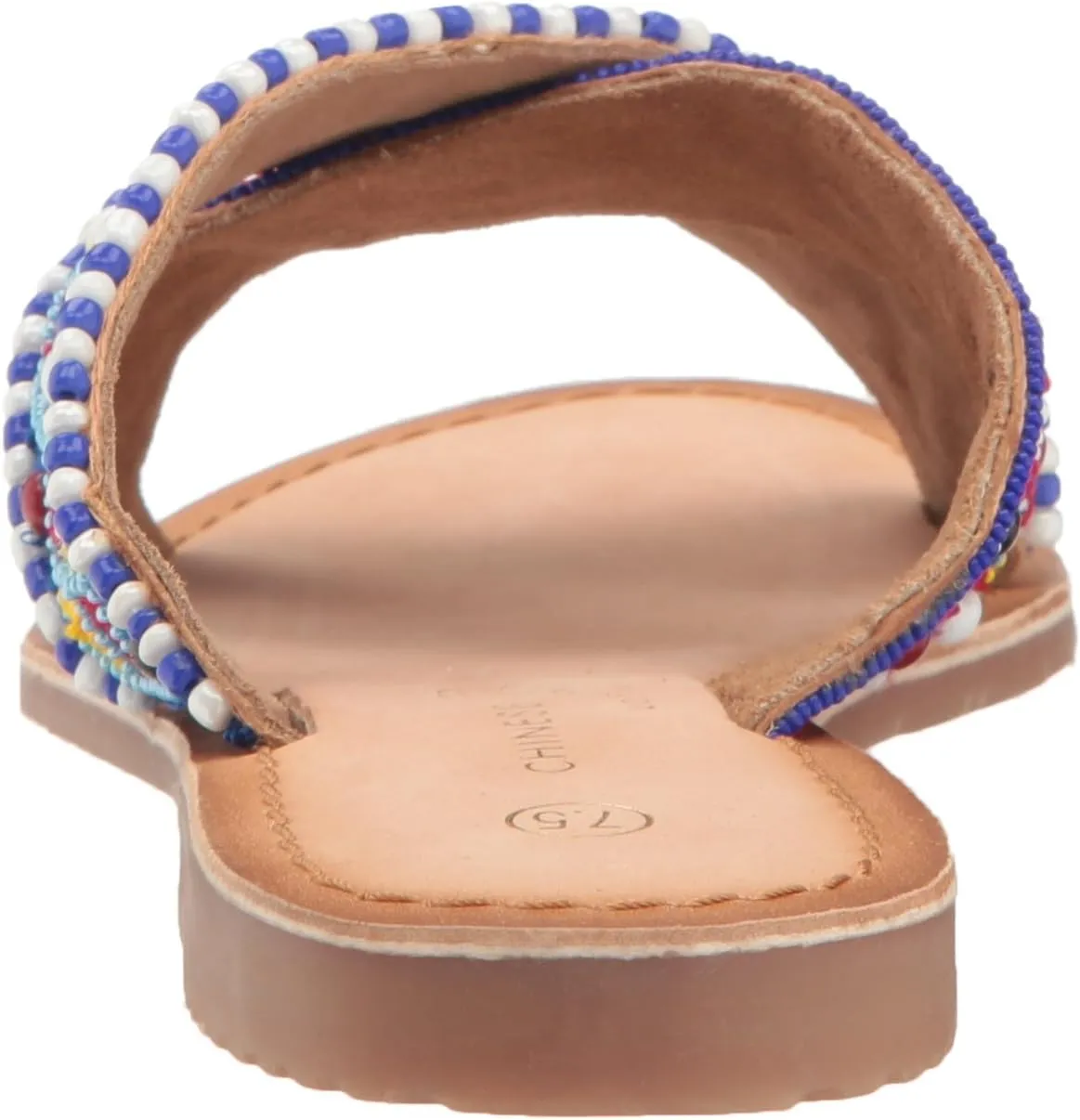 Purfect Beaded Slide Sandal