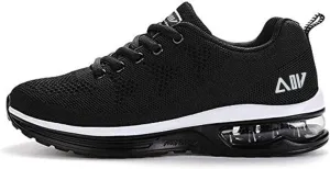 QAUPPE Womens Fashion Lightweight Sports Walking Sneakers Breathable Gym Jogging Running Tennis Shoes US 5.5-11 B(M)…