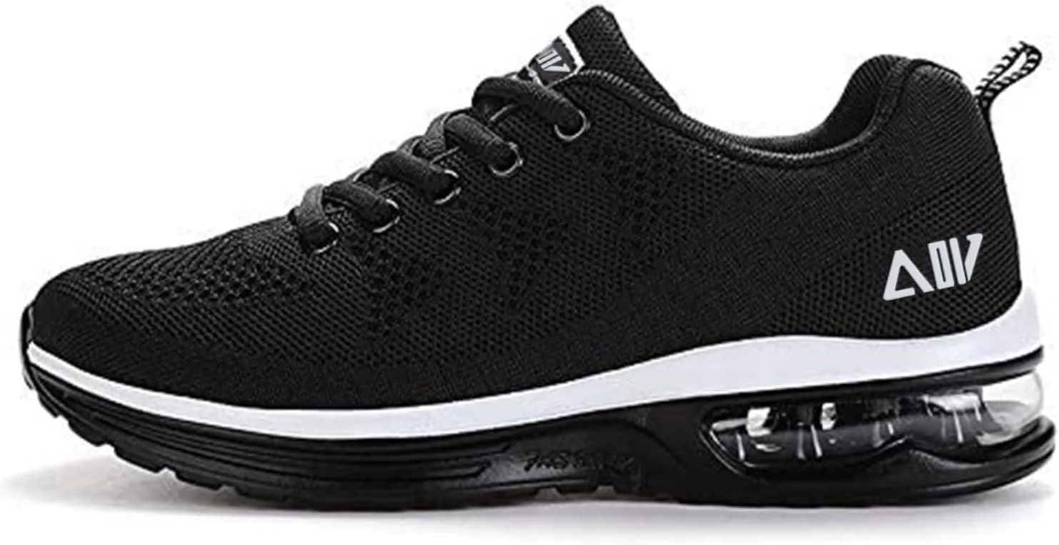 QAUPPE Womens Fashion Lightweight Sports Walking Sneakers Breathable Gym Jogging Running Tennis Shoes US 5.5-11 B(M)…