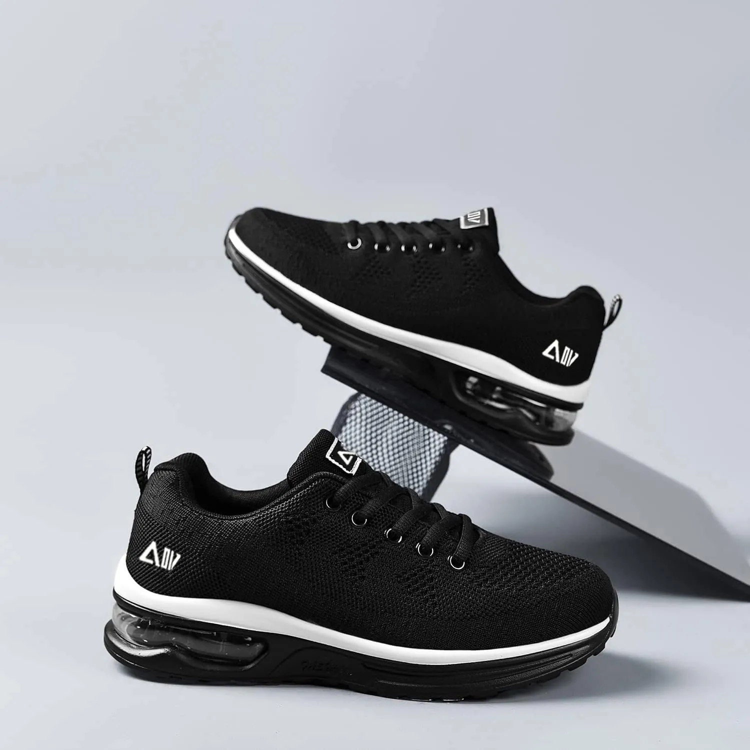 QAUPPE Womens Fashion Lightweight Sports Walking Sneakers Breathable Gym Jogging Running Tennis Shoes US 5.5-11 B(M)…