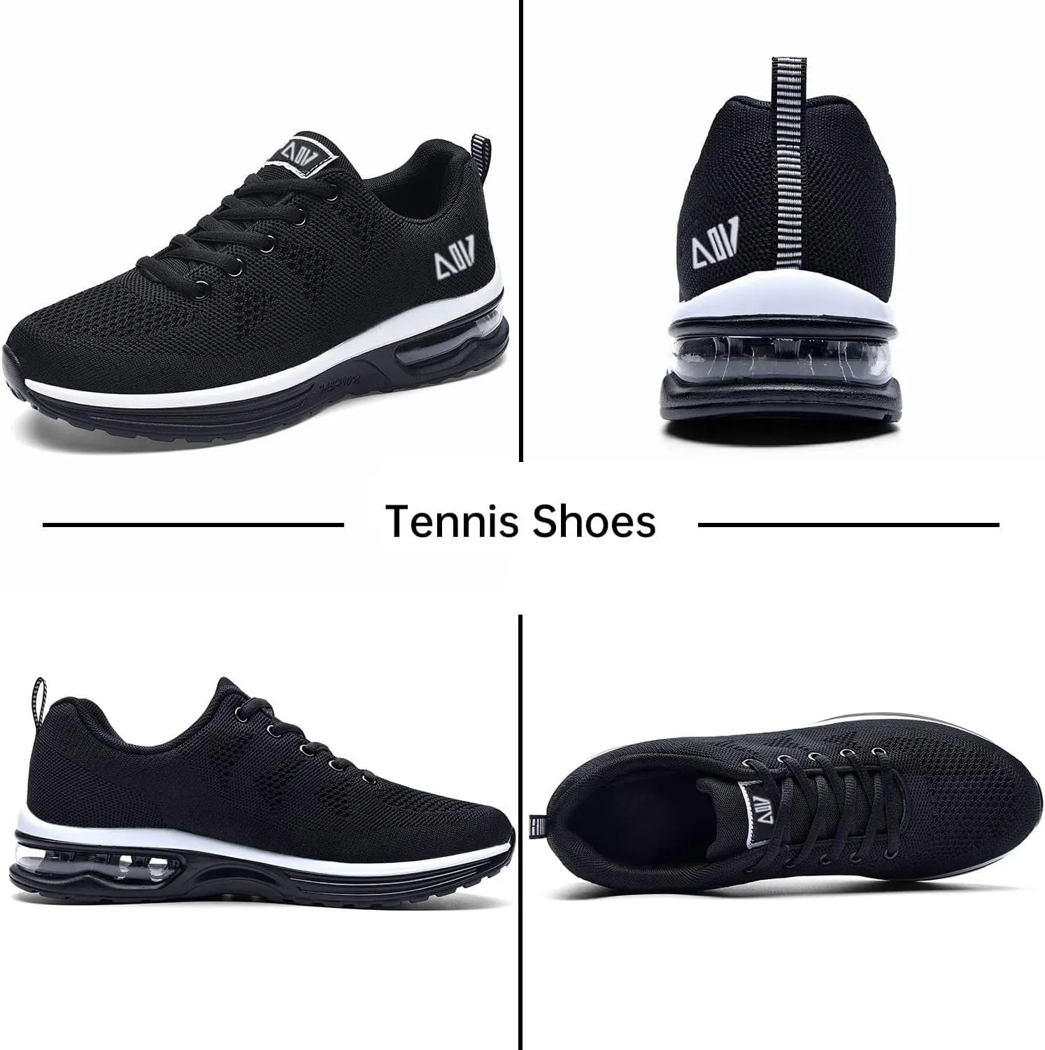 QAUPPE Womens Fashion Lightweight Sports Walking Sneakers Breathable Gym Jogging Running Tennis Shoes US 5.5-11 B(M)…