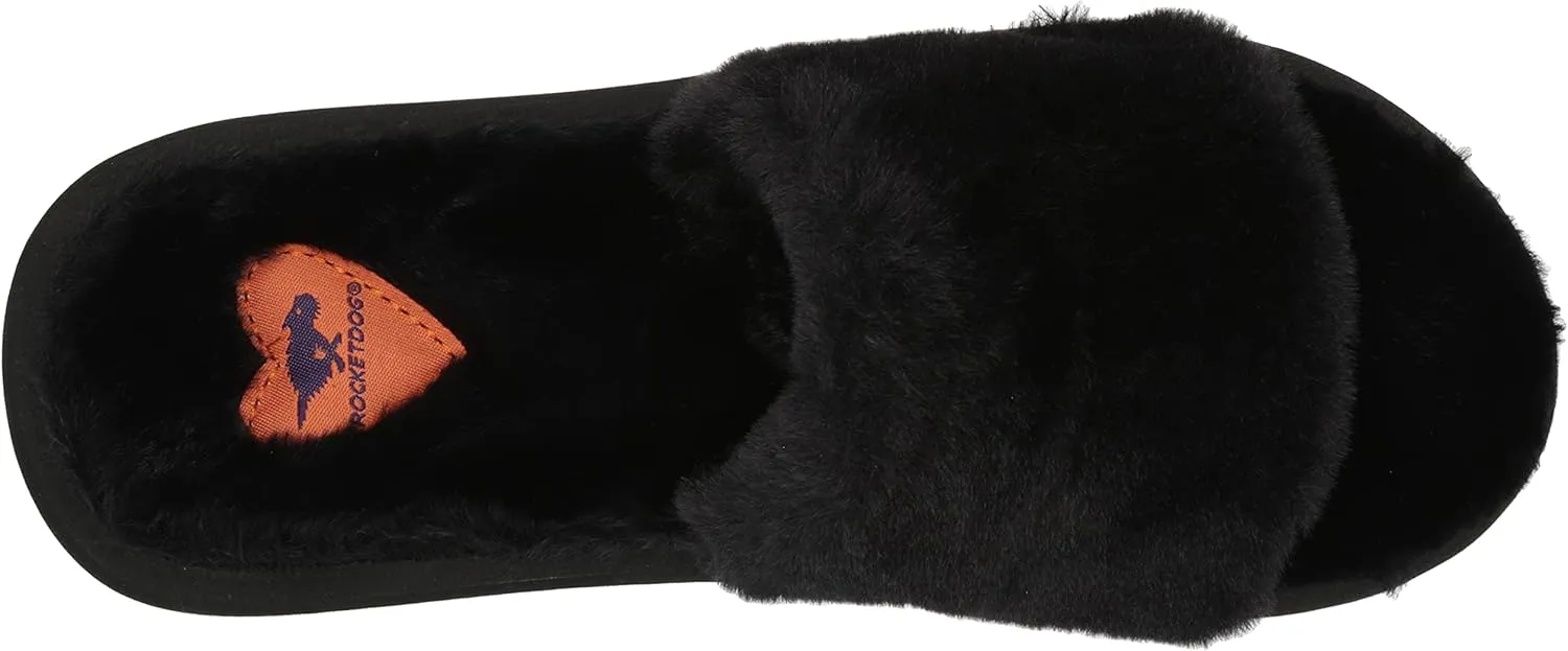 Rocket Dog Women's Stratus Winette Fur Slide Sandal
