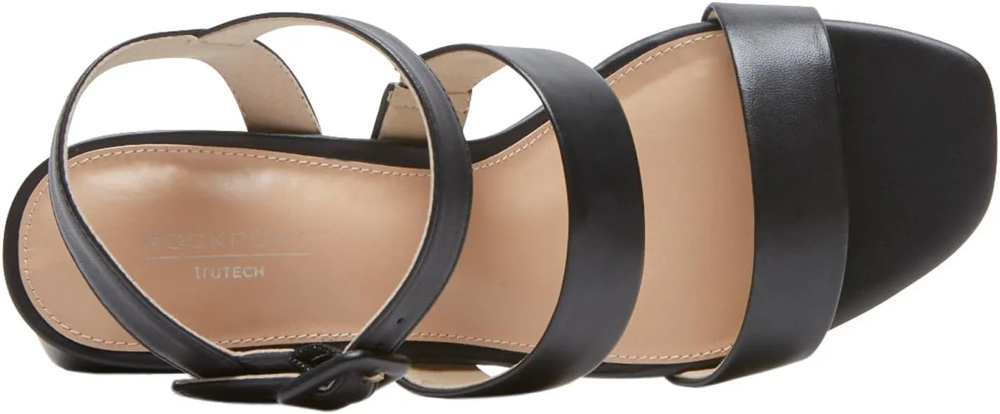 Rockport Women's Farrah 3 Band Heeled Sandal