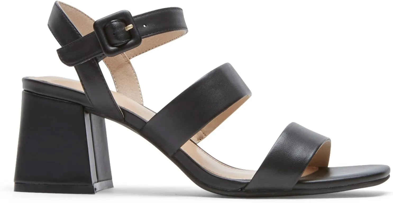 Rockport Women's Farrah 3 Band Heeled Sandal