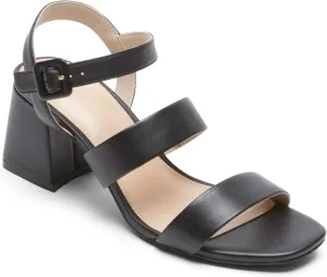 Rockport Women's Farrah 3 Band Heeled Sandal