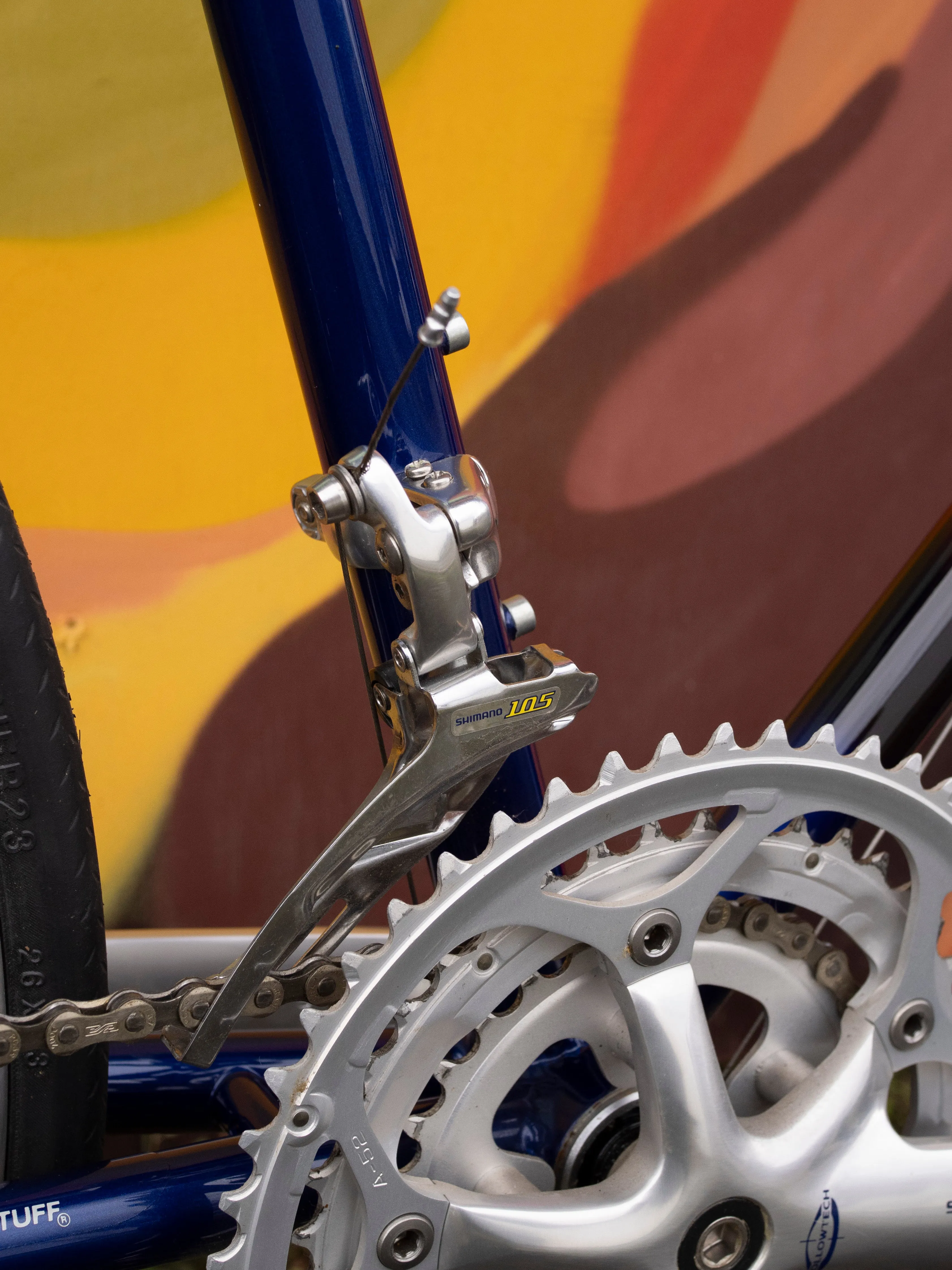 Rodriguez Road Bike, blue and red, 39cm/XXS - Excellent condition
