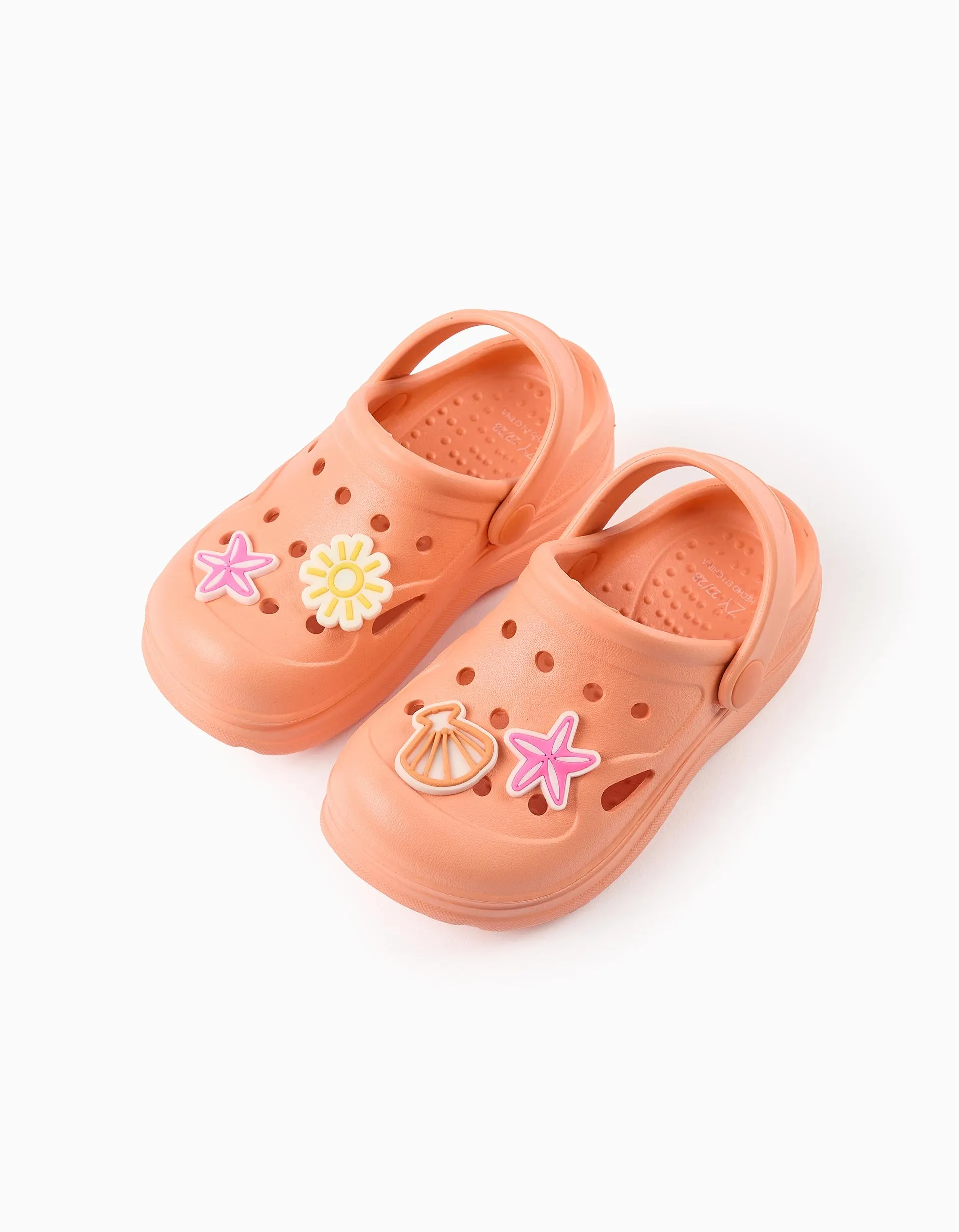 Rubber Clogs for Girls 'Beach', Coral
